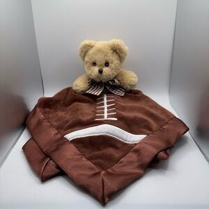 Bearington Baby Collection Football Lovey Bear Blanket 19”